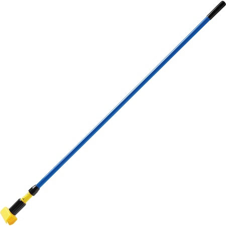 Rubbermaid Commercial Handle, f/Wet Mops, Clamp Style, Fiberglass, 60", YW/BE, PK 12 RCPH246BLUCT